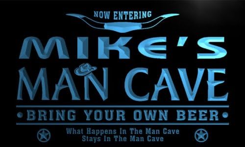 ADVPRO pb105-b Mike's Man Cave Cowboys Bar Neon Light Sign
