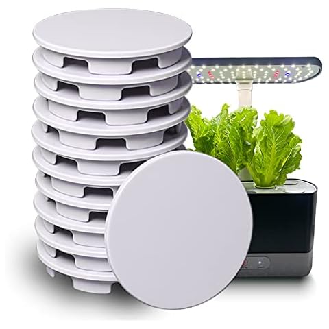 Ulrempart Plant Spacer Kit Compatible with AG Garden Harvest, Bounty, Farm, Extra, Ultra All Models Plant Deck Openings, Platform Cover Lid Accessories, Grow Deck Openings, 25 Pack Gray Cover