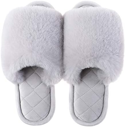 Amazon Osseoca ファースリッパ レディース かわいい スリッパ 春用 もこもこ室内ルームシューズ スリッパ ルームシューズ