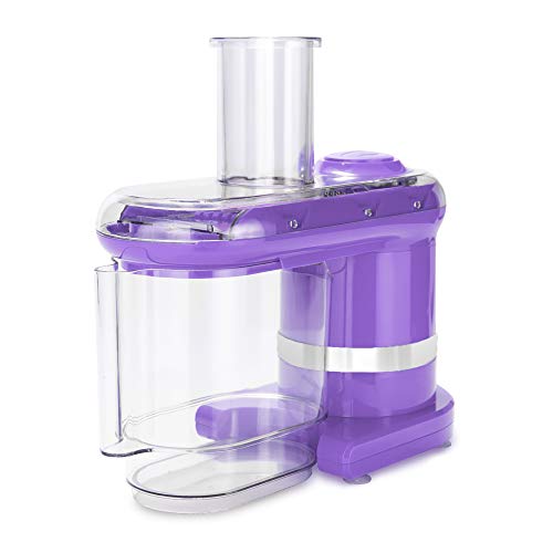 Electric mandoline & Food Slicer, Purple (Renewed)