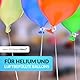 100 Ballonverschlüsse Helium mit Polyband weiss | Made in Germany | Ballonband mit Schnellverschluss | Ballonverschluss Ballonbänder | Jean-Philippe Dietz® Luftballonverschlüsse