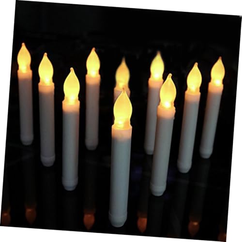 Velas LED sin llama de efecto realista con doce piezas Mipcase 4
