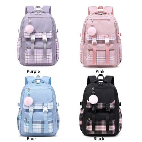 Mochila impermeable azul ligera y cómoda para gimnasio y uso escolar diario 7
