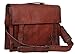 vintage crafts Leather Briefcase for Men and Women 16 inch Handmade Leather Messenger Bag for Laptop Best Computer Satchel Distressed Bag