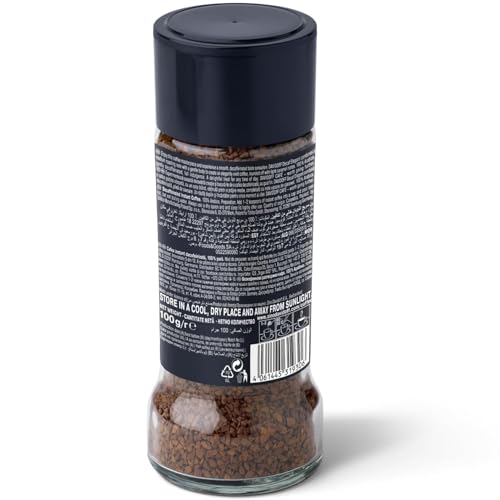 Image of Davidoff Decaf Elegant Instant Coffee - 6 /12 Intensity - 100% Arabica - 100G, Granule, Glass Bottle - Pack Of 6
