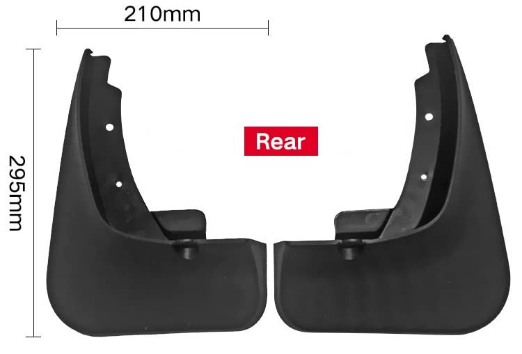 Garde-boue Avant/arrière HEXEH Pour MG EHS Hybride – Kit 4 Pièces ABS, Protection Contre La Boue Et Graviers