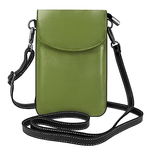 Sac à rabat étanche et léger pour téléphone portable idéal en voyage de couleur vert foncé