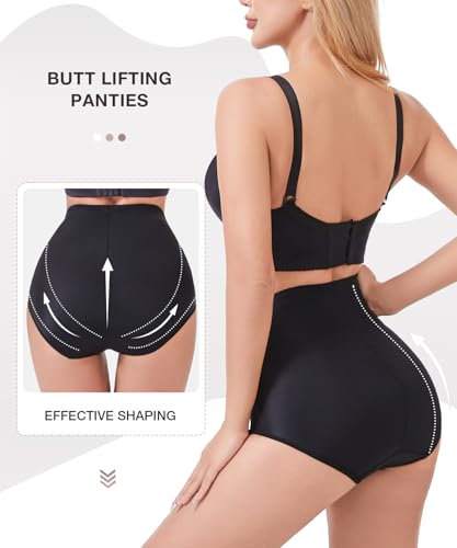 Image of Dulchany Tummy Control Shapewear Panties for Women Body Shaper Underwear Girdle Panty
