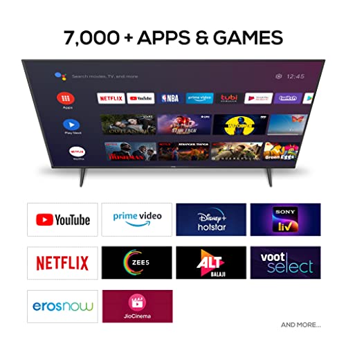 Image of TCL 108 cm (43 inches) 4K Ultra HD Certified Android Smart LED TV 43P617 (Black)