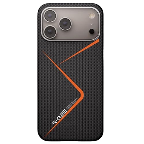 Coque iPhone 17 Pro MagSafe ultra légère en véritable fibre d'aramide 600D