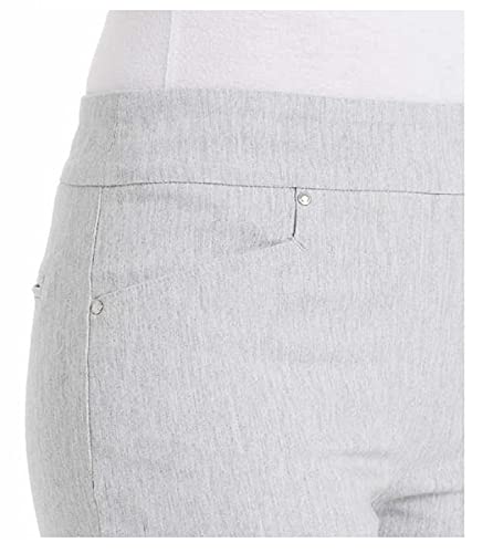 Hilary Radley Ladies' Pull On Ankle Pants (Heather Light Gray, XX-Large)3
