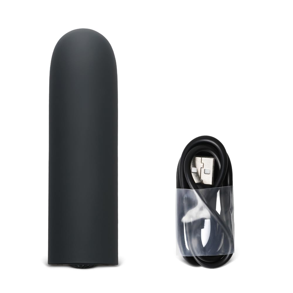 BeHorny Bullet Vibrator 7 Modes Mega Power Rechargeable Vibe Sex Toy, Black