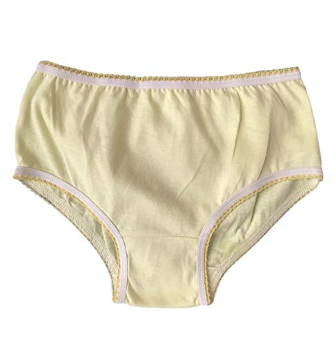 Kit Com 10 Calcinha Lisa Infantil 100% Algodão (GG)