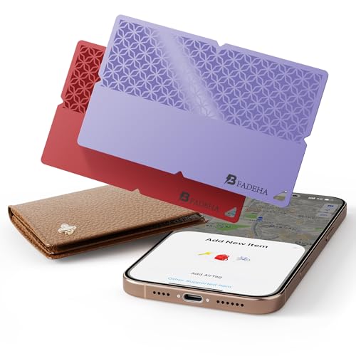 Image of 2026 [Apple MFi Certified] (iOS Only) Bluetooth Tracker Smart Card for Apple Find My iPhone Wallet GPS Tracker, 5-10 Years Staying Power, Keys Finder and Item Locator for Keys, Bags, Passport
