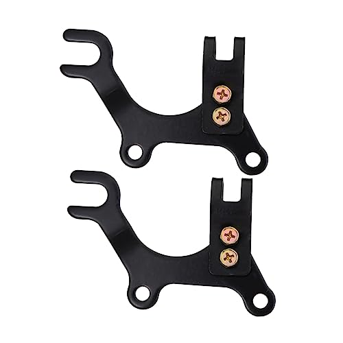 HEMOTON 2Pcs Disc Brake Adapter for Bicycles Easy to Install Bike Brake Bracket Mounting for Front and Rear Wheels Durable and Reliable Disc Brake Bracket for Cycling Enthusiasts
