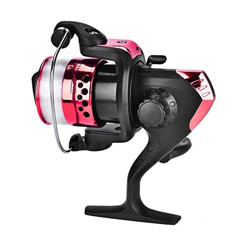 Tissting Mulinello da Pesca, Lightweight Powerful Spinning Wheel with Anti-Reverse Switch, 5.1:1 Gear Ratio, for Short Sea Fishing Rods and Lake Fishing
