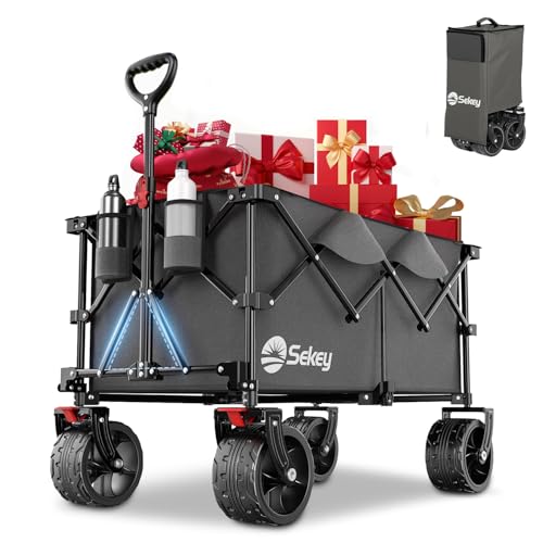 Sekey XXL Plus Bollerwagen Faltbar mit...