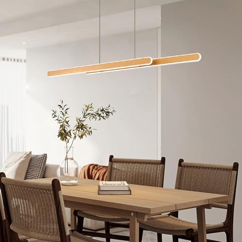 Lámpara de techo para comedor moderno con luz blanca lineal de 120cm 2