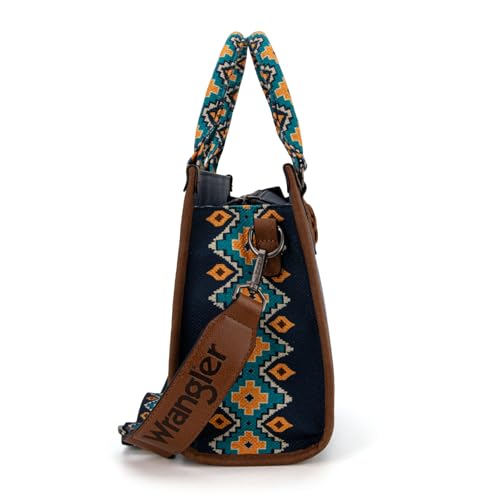 Image of Montana West Wrangler Tote Bag for Women Aztec Western Retro Purse Top Handle Handbags