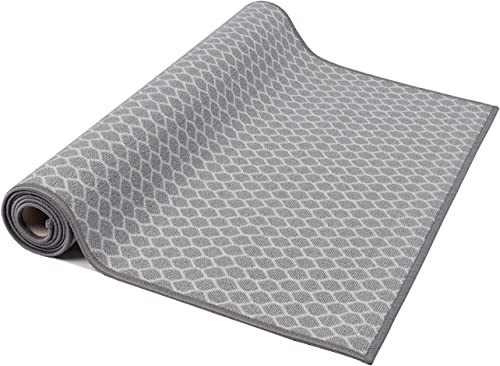 Floordirekt Tappeto passatoia Tralee 80 x 200 cm, per cucina, corridoio e soggiorno, tappeto con passanti sottili, antiscivolo e antistatico, per corridoio, passatoia - immagine 6