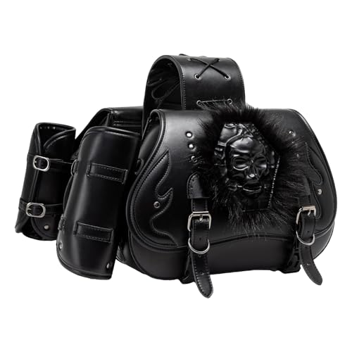 Pochettes latérales étanches de moto en cuir pour protéger vos outils