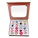 Produktbild Kalaokei Ringe Aufbewahrungsbox Für Kid Flower Bow Faux Gem Verstellbarer Fingerring Party Schmuck Geburtstagsgeschenk 24St Zufälliger Stil