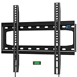 HOME VISION TV Wall Mount Fixed for Most 26'-55' Flat/Curved TVs with Max VESA 400X400mm up to 99Lbs Fits 16 Inch Wood Studs, Universal Low Profile Wall Mount TV Bracket, Space Saving HV8401