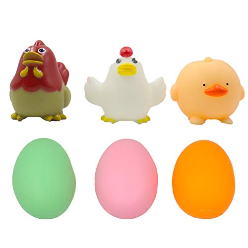 TOYBO Plastic Chick and Eggs Multicolor 2 Years and Up Pack of 6