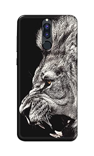 Image of Roaring Lion Hard Back Case Cover for Huawei Mate 10 Lite /Huawei Nova 2i / Huawei Honor 9i Back Cover -(J5) VNS2225
