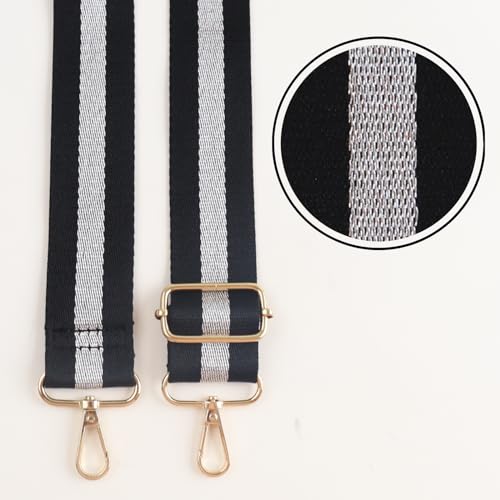 Image of Adjustable Replacement Shoulder Strap Luggage Straps Belt Crossbody Canvas Bag Handbag Purse Strap for Women (H-style 58)