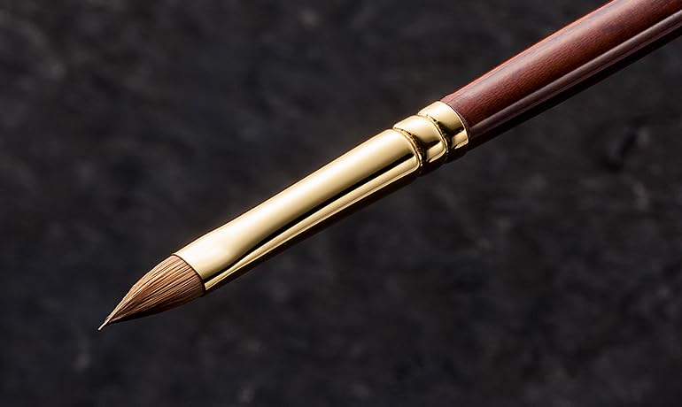 BISYODO Long Series Lip Brush - Round Flat Type