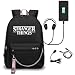 Produktbild Xdsy Stranger Things Poster Rucksack USB Aufladen Schultasche Student Oxford Stoff Schultasche,33