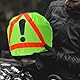 ANFUXT Warndreieck Motorrad, 46 * 43cm Helm Erste Hilfe Pannendreieck, Motorradhelm Helmbeutel, Motorrad Warndreieck Helmüberzug, Für Warnschilder, Helmabdeckung Unfallschutz Szene gefährlicher Punkt