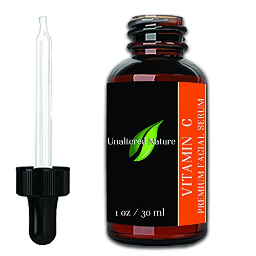 Vitamin C Facial Serum - Premium - Serum for Face, Organic Anti-Aging Topical Facial Serum with Hyaluronic Acid - Vitamin C Serum - 1 fl oz