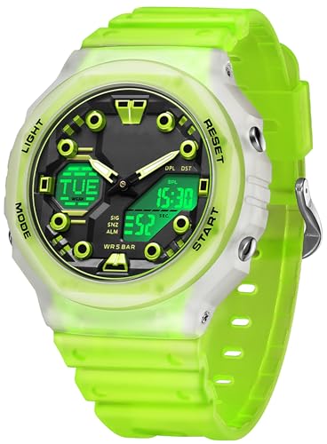 Montre de sport anti-choc étanche 5 ATM pour éviter les pannes d'eau