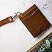 Andar The Denner Beautiful Premium Slim Card Holder RFID Blocking Card Holder Wrislet Wallet for Women (Cognac Tan)
