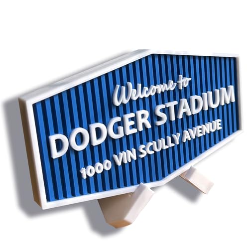 Dodger Stadium Sign for Baseball Fan 3D Dodgers Collection for Desk Wall Art Dodgers Gift Accessories for Men Boys Women Girls Baseball Team