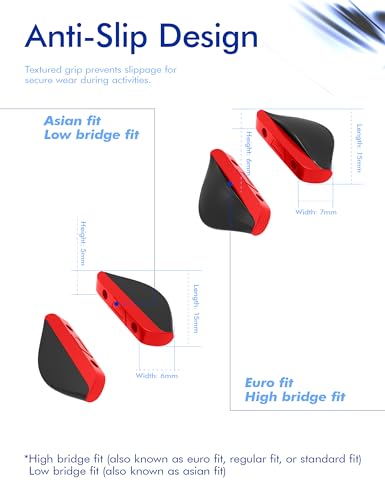 Image of SAUCER Replacement Nose Pieces Pads for Oakley Si Ballistic Det Cord | Si Industrial Det Cord Sunglass