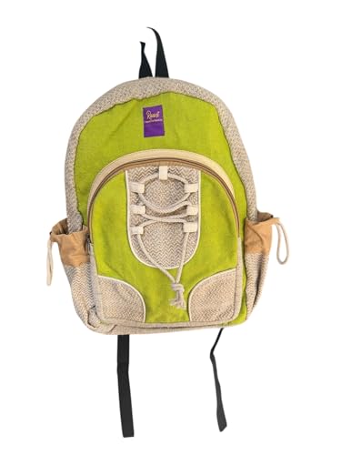 Sac à dos en coton et chanvre fait main écoresponsable haut de gamme