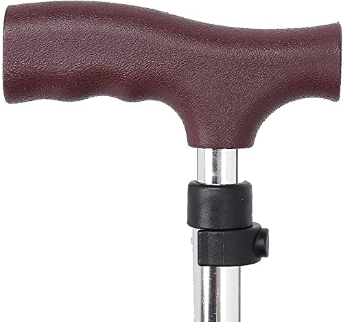 Canne de marche avec siège réglable tabouret béquille alu pliant