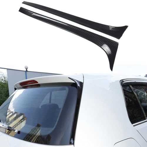 Ailerons latéraux de lunette arrière en ABS noir pour Golf, pack de 2 pièces - 6