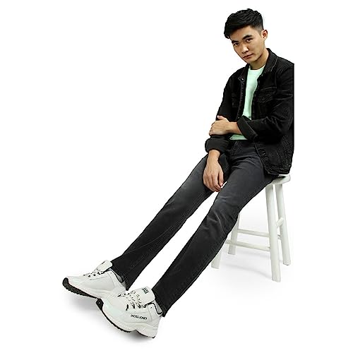 Image of JACK & JONES Men's Clark Regular Fit Mid-Rise Jeans