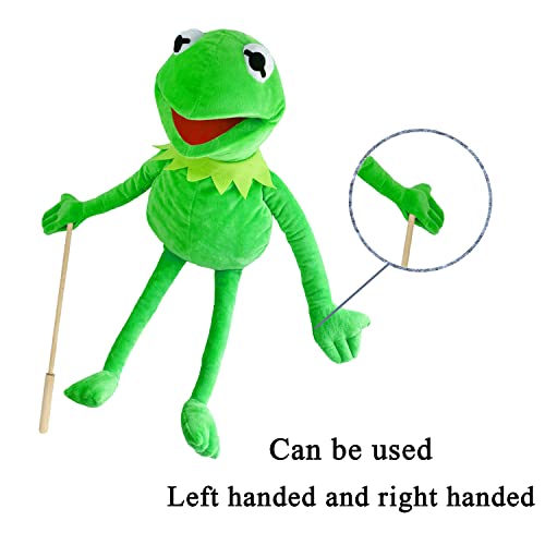 Ycztxsjt DR4H67 Kermit Frog Puppet With Detachable Control Wooden Rod, The Puppet Movie Show Soft Stuffed Plush Toy thumb #4