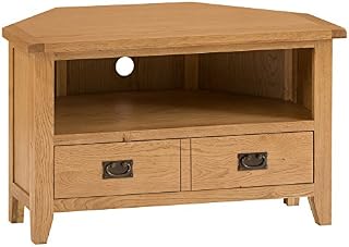 The Furniture Outlet Rustic Oak Corner TV Unit