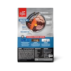ORIJEN Unique Dry Canine Meals, Grain Free Canine Meals for All Life Levels, Recent or Uncooked Elements, 4.5 lb ORIJEN Unique Dry Canine Meals, Grain Free Canine Meals for All Life Levels, Recent or Uncooked Elements, 4.5 lb