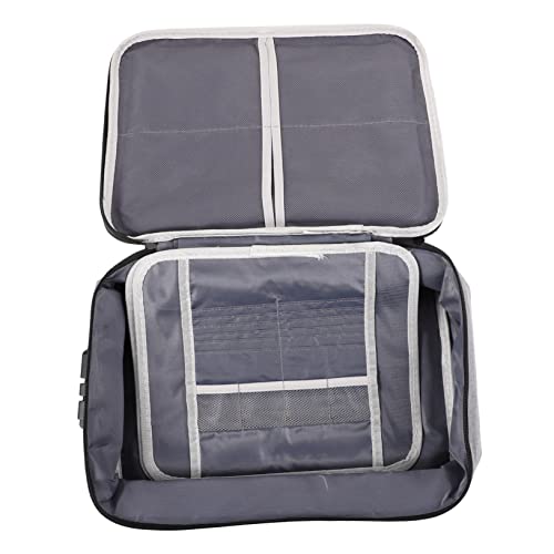 Organiseur de rangement de dossiers Ipetboom en tissu Oxford avec poignée pratique
