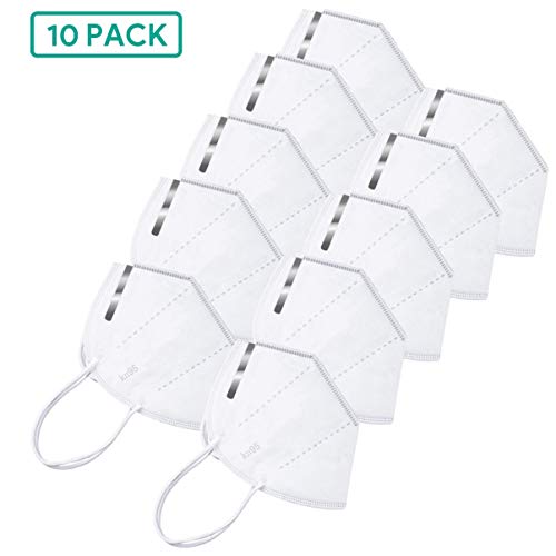 Preisvergleich Produktbild FFP-2 Masken KN-95 Atemmaske mit Verstellbarem Nasenclip 10 pcs