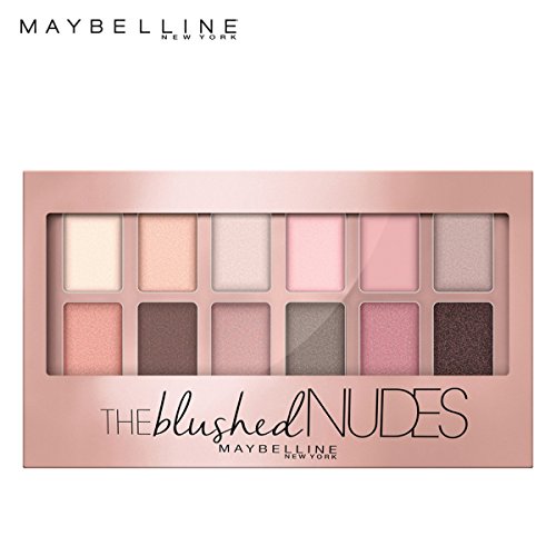 Image of Maybelline New York The Blushed Nudes Palette Eyeshadow Powder, 9G And Fit Me Concealer,20 Sand, 6.8Ml, Multi, Matte Finish