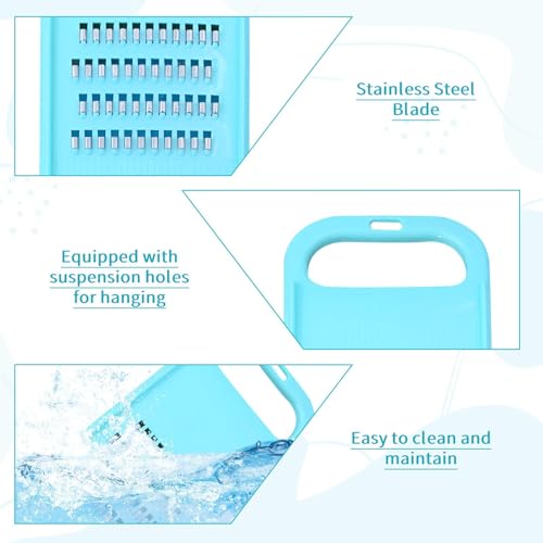 Cabbage Shredder,Carrot Grater,Graters for Kitchen,Manual Vegetable Grater,Hand Grater,Carrot Shredder,Vegetable Shredder,Cucumber Slicer for Cucumber Carrot Cabbage Onion Fruits Salad(Green,2mm) - Image 4