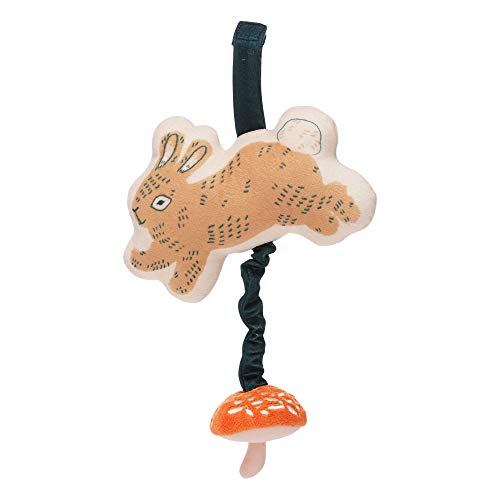Manhattan Toy Button Bunny Brahm's Lullaby Pull Musical Toy with Baby Chime and Adjustable Fabric Loop for Carriers and Cribs by Manhattan Toy - Image 2